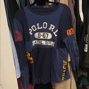 Vintage Ralph Lauren Navy Blue Long Sleeve Shirt